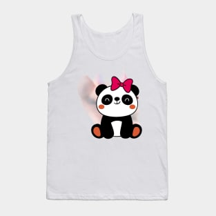 Cute Panda Girl - Adorable Panda - Kawaii Panda Tank Top